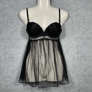 Victoria's Secret lace mesh babydoll nightie
